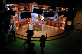 A news studio